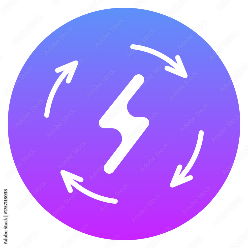 Obraz premium Renewable Energy Icon