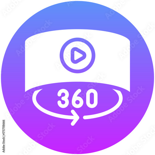 360 Degree Video Icon