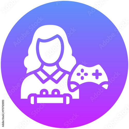 Konstfotografi Game Tester Female Icon