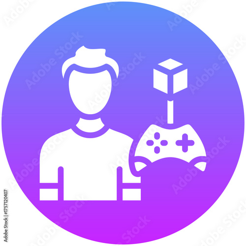 3D Artist Male Icon