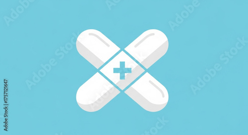 Medical capsules pills vector illustration for healthcare and pharmaceutical industry design and content creation