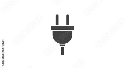 Electrical power plug vector illustration for energy supply and connection needs in various designs