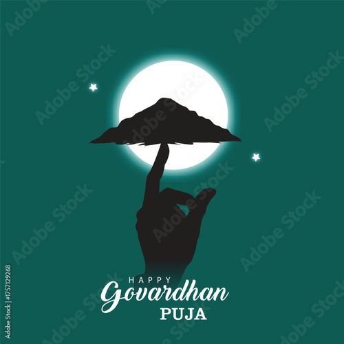 Goverdhan Puja, celebrated the day after Diwali, honors Lord Krishna’s lifting of Govardhan Hill