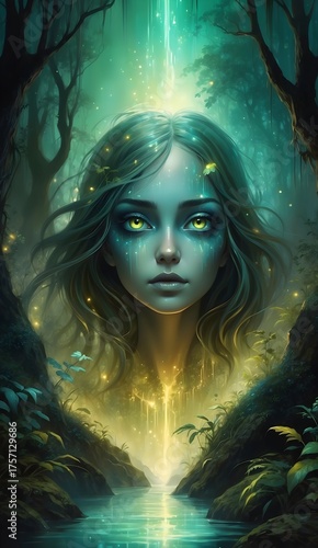 Fantasy Portrait - mystische Frau