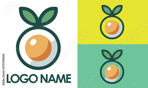 Nature fruit abstract logo, Minimal Orange Logo, Colorful Orange Logo Design, CitrusFlow, NatureBurst, OrangeBloom, FreshAura, FruitForm, ZestMark, PureCitrus, SunnyPeel, TropiCore, JuicyLine, 