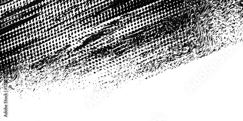 Tire tracks background for rally, drift, motocross, off-road and other auto and motorsport. Black tire marks on a white background with a worn effect and splashes of dirt..