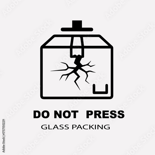 Do Not Press Glass Packaging