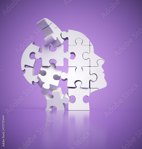 Creative concept of puzzle ...