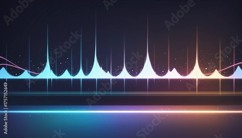 AI Data Stream — Linear Light Trails