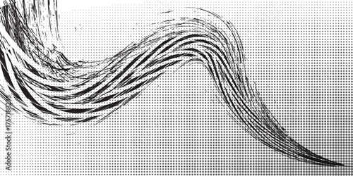 eye catching dirty tire track pattern grunge texture banner vector illustration eps10