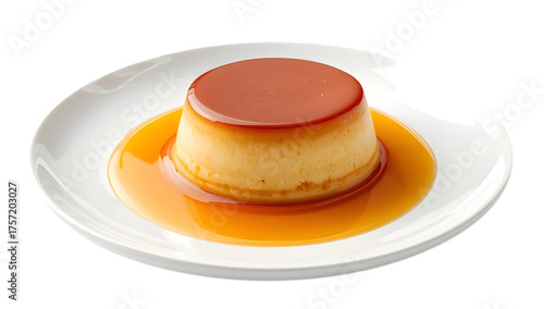 Classic Creme Caramel Dessert with Rich Liquid Syrup