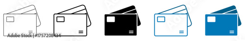 Wallet credit cards icon isolated, Cash money payment symbol, Financial transaction sign, Debit credit banking logos, or Online commerce illustrations