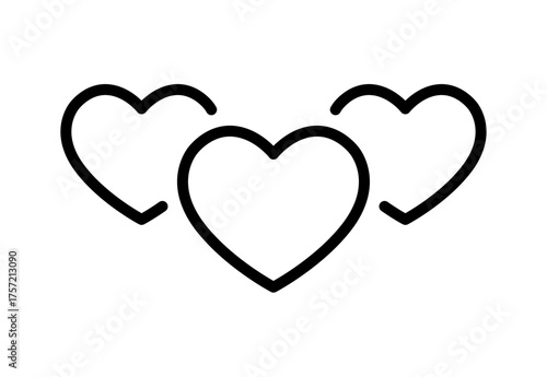 Speech Bubble and Heart icon