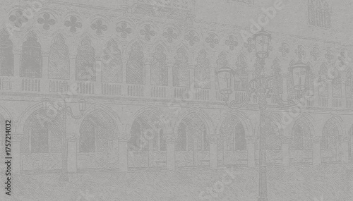 Hand drawn grey flower motif linen texture. Whimsical garden seamless pattern. Modern spring doodle floral nature textile for home decor. Botanical scandi style rustic eco ecru all over print