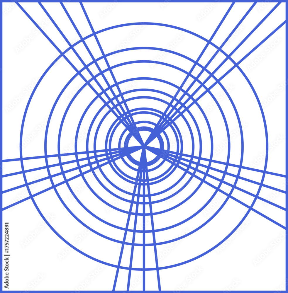 Obraz premium Geometric Target Circle
