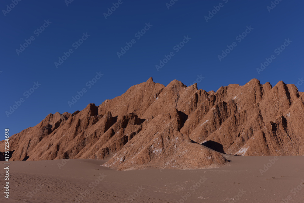 Fototapeta premium Death Valley at sunset in San Pedro de Atacama, Chile