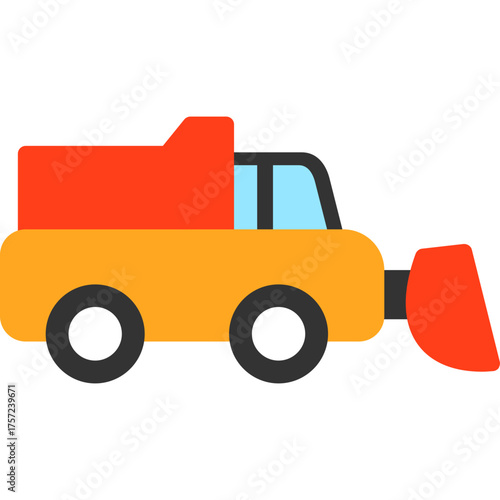 Snowplow Truck Icon