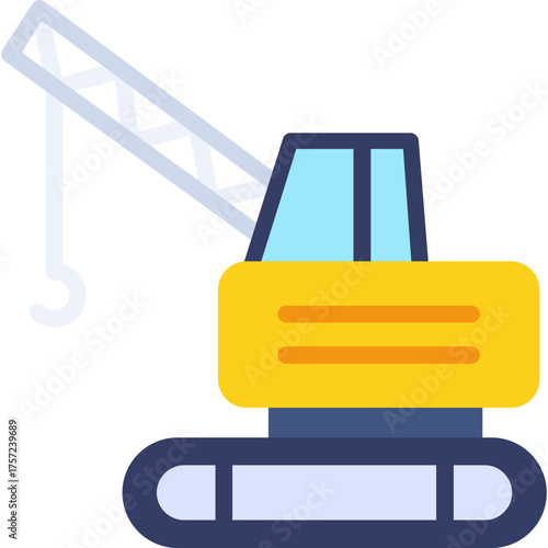 Crawler Crane Icon