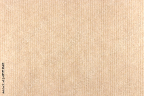Decorative striped paper texture. Onion fibers decorated paper background. Kraft stripes paper pattern. Landscape horizontal orientation.
