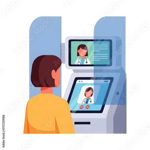 Telemedicine Kiosk Privacy Screen