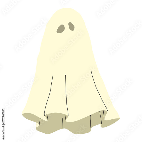 Ghost 2 cute, PNG illustration.