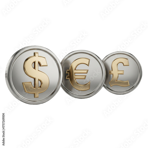 gold coin with dollar sign