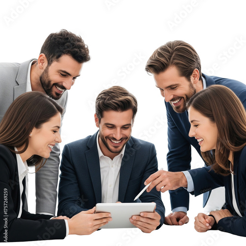 business team working together