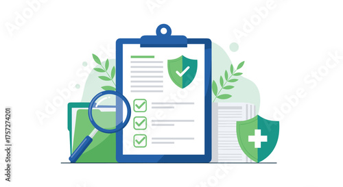 Secure business compliance achieved through thorough document review and verification, ensuring safety and trust with modern digital tools