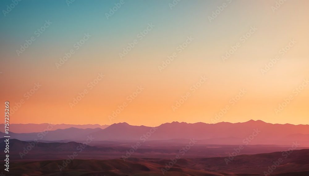 Obraz premium sunset in the mountains