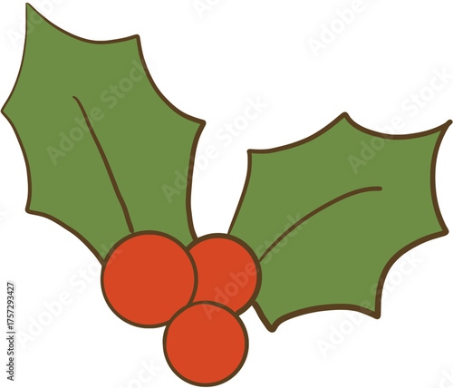christmas holly berries