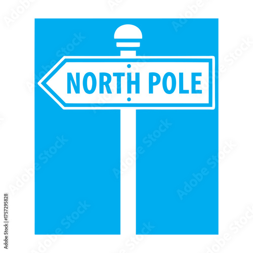 solid color vector of north p...