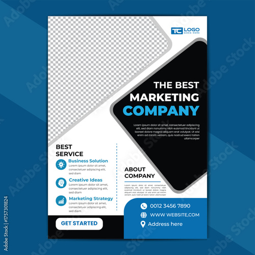 Corporate business flyer template design, Brochure design, cover modern layout, annual report, poster, flyer in A4 with colorful business proposal, promotion, advertise, publication, cover page.