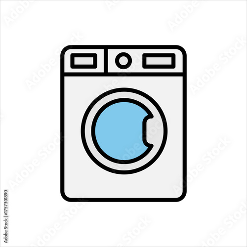 Laundry Basket Icon Clean Clothes, Organized Washing, Fabric Care, and Freshness Represented