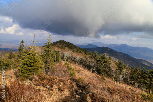 mountain landscape with clouds, Falaza Mount, Primorskiy krai