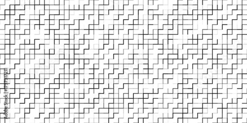 Houndstooth tile black and white pattern or vector background