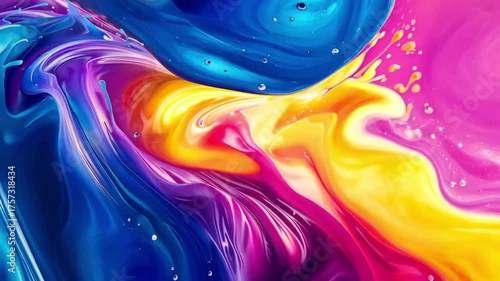 Abstract colorful background with multiple layers of wave surface with different gradients