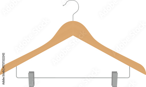 wooden coat hanger
