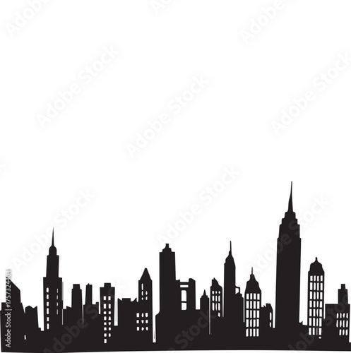 Building icon vector set. apartment illustration sign collection. skyscraper symbol. architecture logo.