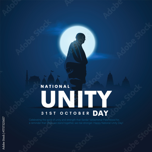 National Unity Day vector design, Sardar Vallabhbhai Patel.