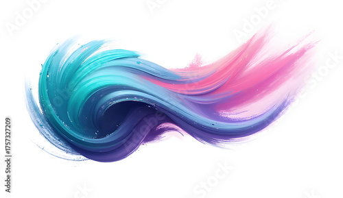 Wallpaper Mural art, painting, tool, abstract colorful background with waves Torontodigital.ca