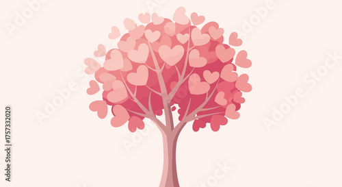 Lush green tree with hanging vines and tropical foliage, symbolizing nature's vibrant growth and abundant life in a jungle setting