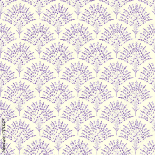 Watercolor lavender flowers...