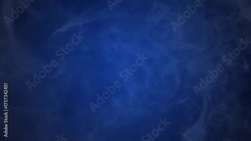 Smoke effect video on dark blue background with soft swirling motion high quality videos and video footage for visual effects and cinematic scenes