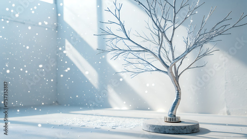 winter landscape with trees