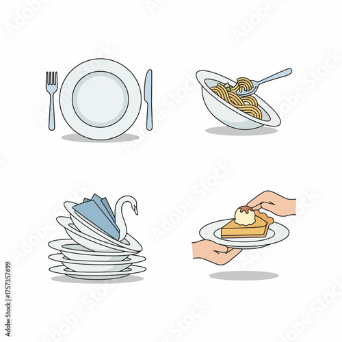 Elegant Kitchen Dinner Plate for Stylish Dining