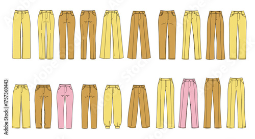 Fashionable trousers for the modern woman.