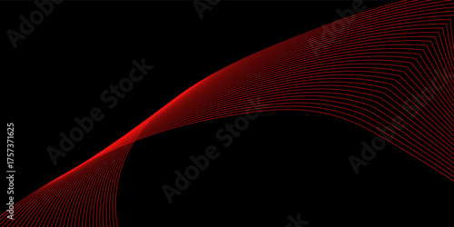 Abstract background with lines. Vector background with waves. Background for music album,