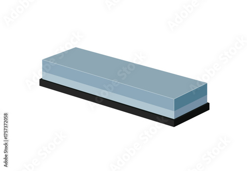 Sharpening Stone (Whetstone) Vector Illustration