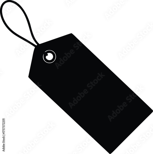 Simple price tag icon isolated