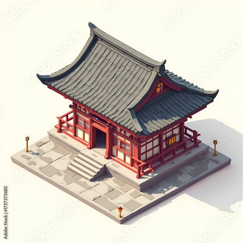 chinese temple in china 3d models